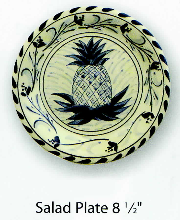 Pineapple Salad Plate by Dovis Designs-1