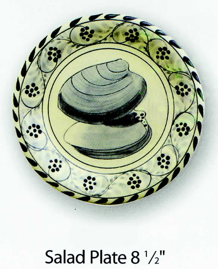 Clam Salad Plate by Dovis Designs-1