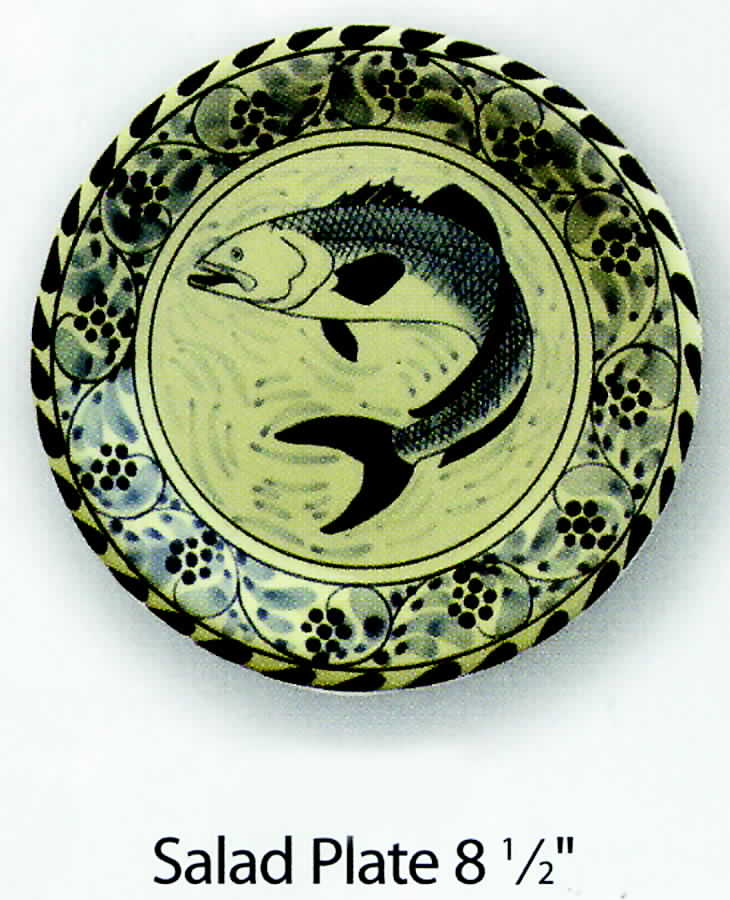 Fish Salad Plate by Dovis Designs-1