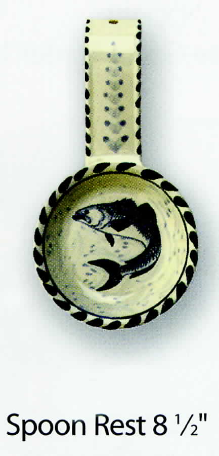 Fish Spoon Rest/Holder (Holds 1 Spoon) by Dovis Designs-1