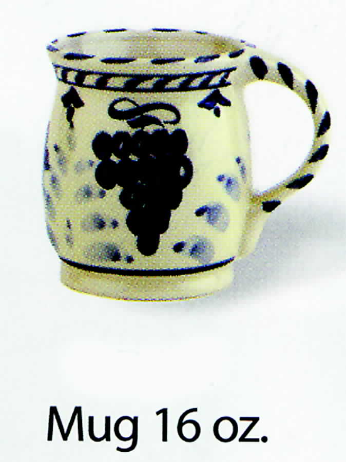 Grape & Floral Mug by Dovis Designs-1