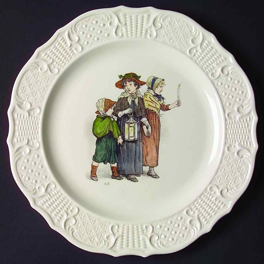 Kate Greenaways Almanack Dinner Plate by Delano Studios-1