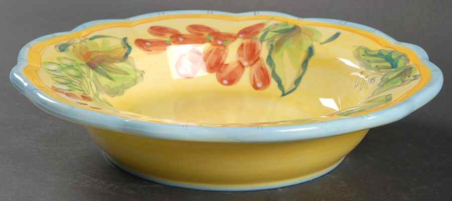 Provencal Large Rim Soup Bowl by Department 56-1