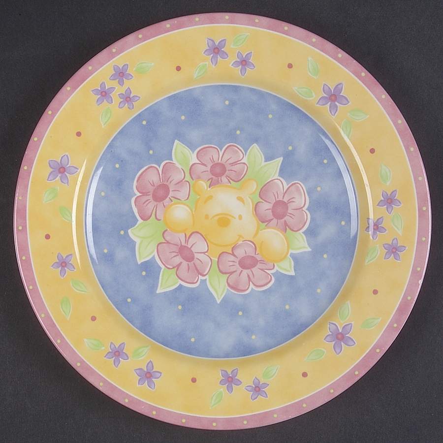 Pooh Bouquet Salad Plate by Disney-1