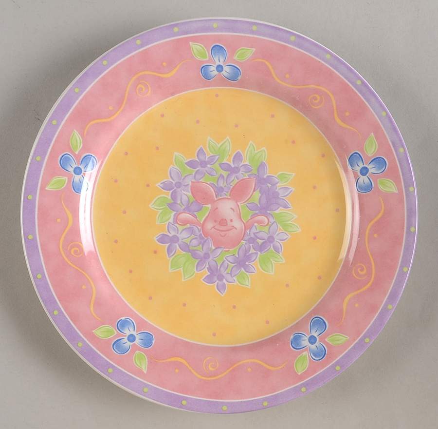 Pooh Bouquet Salad Plate by Disney-1