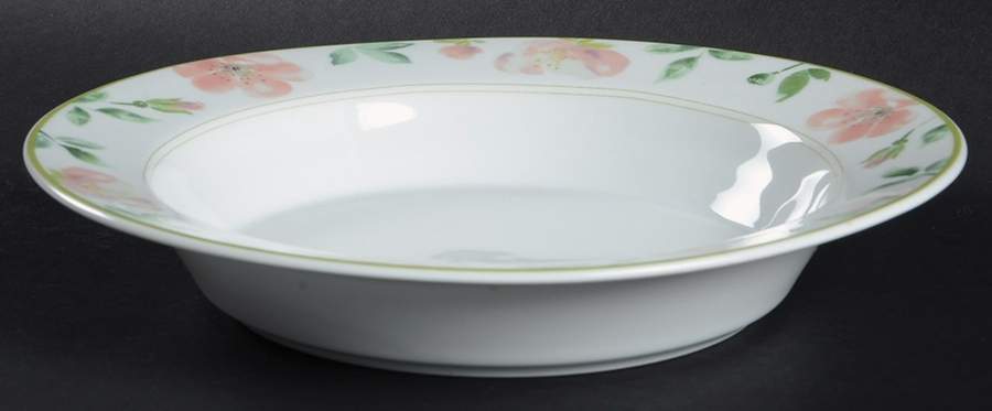 Peonies Rim Soup Bowl by Dansk-1