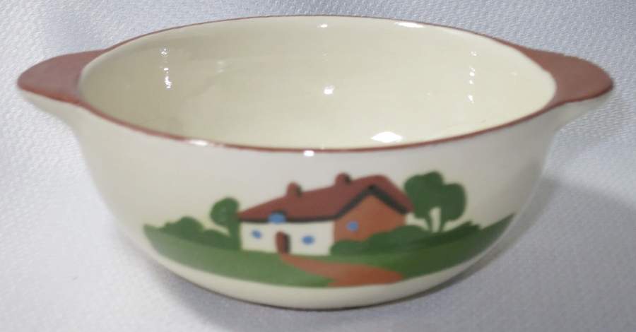 Torquay Devon Motto Ware Lugged Cereal Bowl by Dartmouth-1