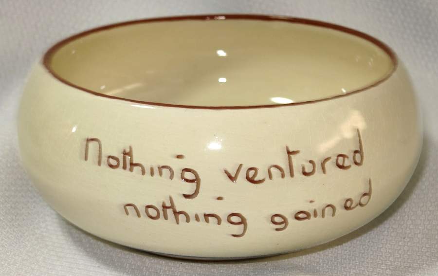 Torquay Devon Motto Ware Open Sugar Bowl by Dartmouth-1