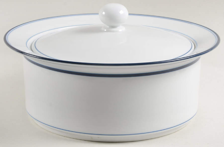 Allegro Blue (Japan) 2.5 Qt Round Covered Casserole by Dansk-1