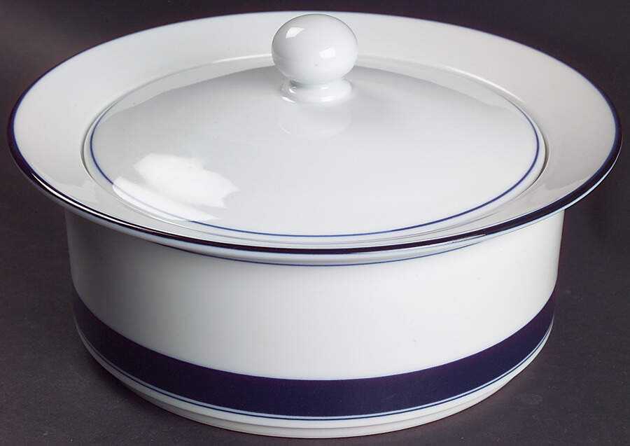 Allegro Blue (Japan) 1.5 Qt Round Covered Casserole by Dansk-1