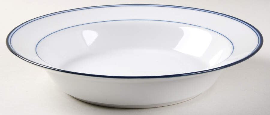 Allegro Blue (Japan) Rim Soup Bowl by Dansk-1