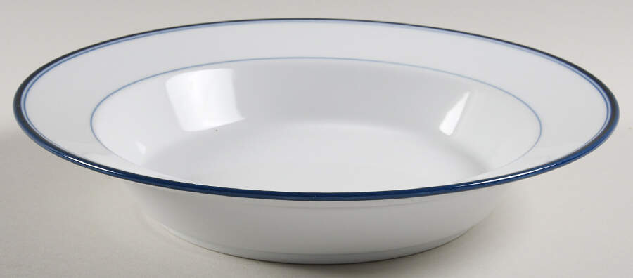Allegro Blue (Japan) Rim Soup Bowl by Dansk-1