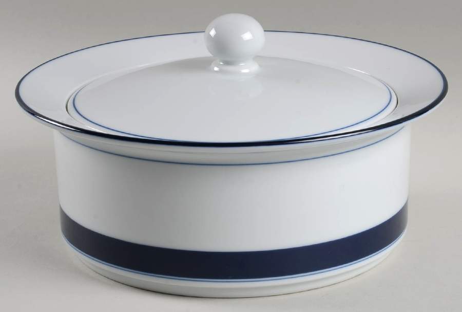 Allegro Blue (Japan) 2.5 Qt Round Covered Casserole by Dansk-1