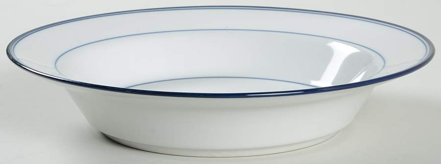 Allegro Blue (Japan) Rim Soup Bowl by Dansk-1
