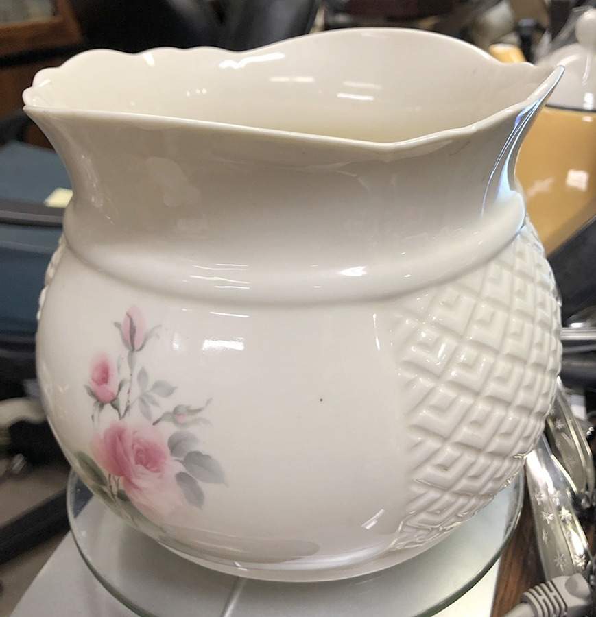 Irish Rose 5" Cachepot by Donegal Parian-1