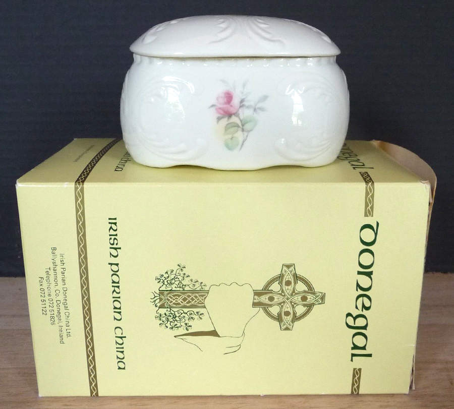 Irish Rose Jewelry Box & Lid by Donegal Parian-1