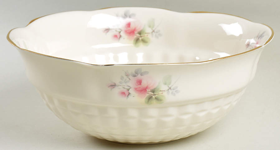 Irish Rose 9" Round Vegetable Bowl by Donegal Parian-1