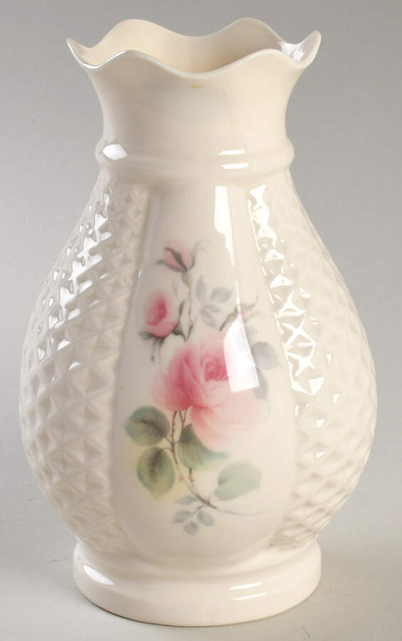 Irish Rose 7" Vase by Donegal Parian-1