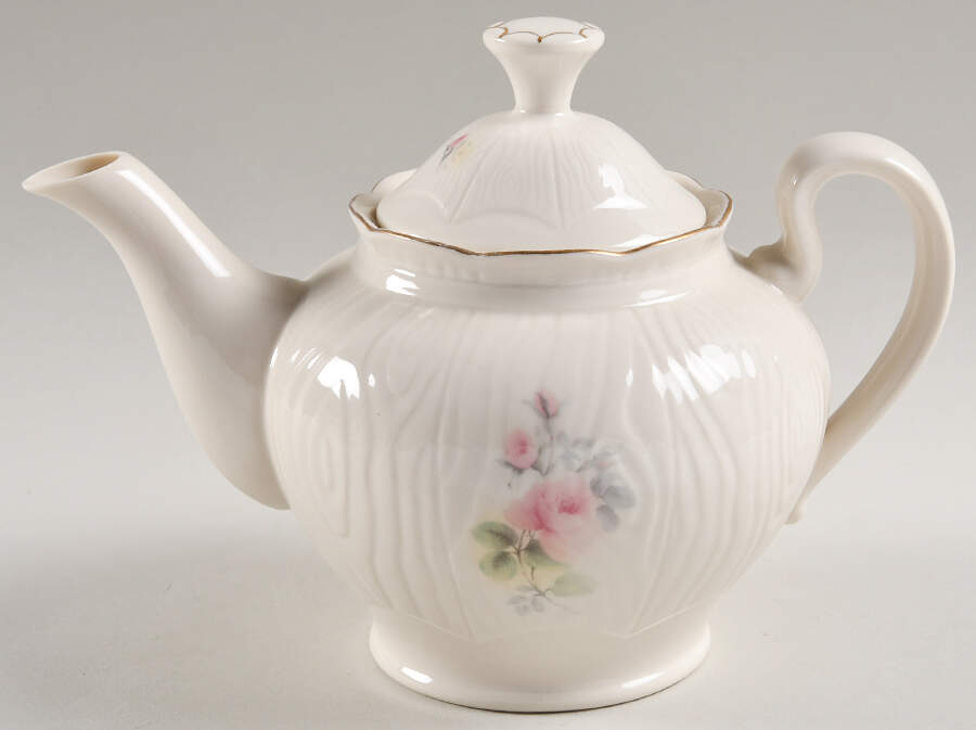 Irish Rose Teapot & Lid by Donegal Parian-1