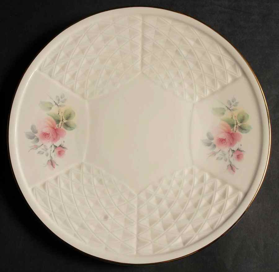 Irish Rose Dinner Plate by Donegal Parian-1