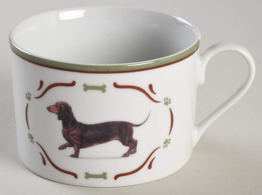 Dachshund Flat Cup by Danbury Mint-1