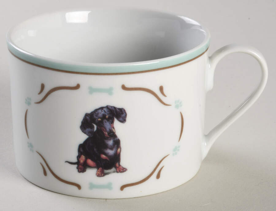 Dachshund Flat Cup by Danbury Mint-1