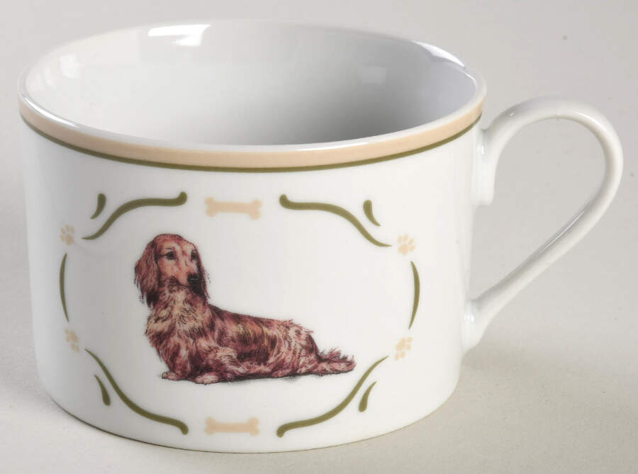 Dachshund Flat Cup by Danbury Mint-1