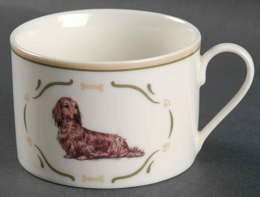 Dachshund Flat Cup by Danbury Mint-1