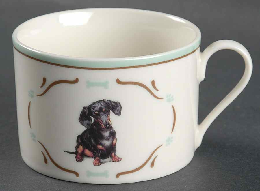 Dachshund Flat Cup by Danbury Mint-1