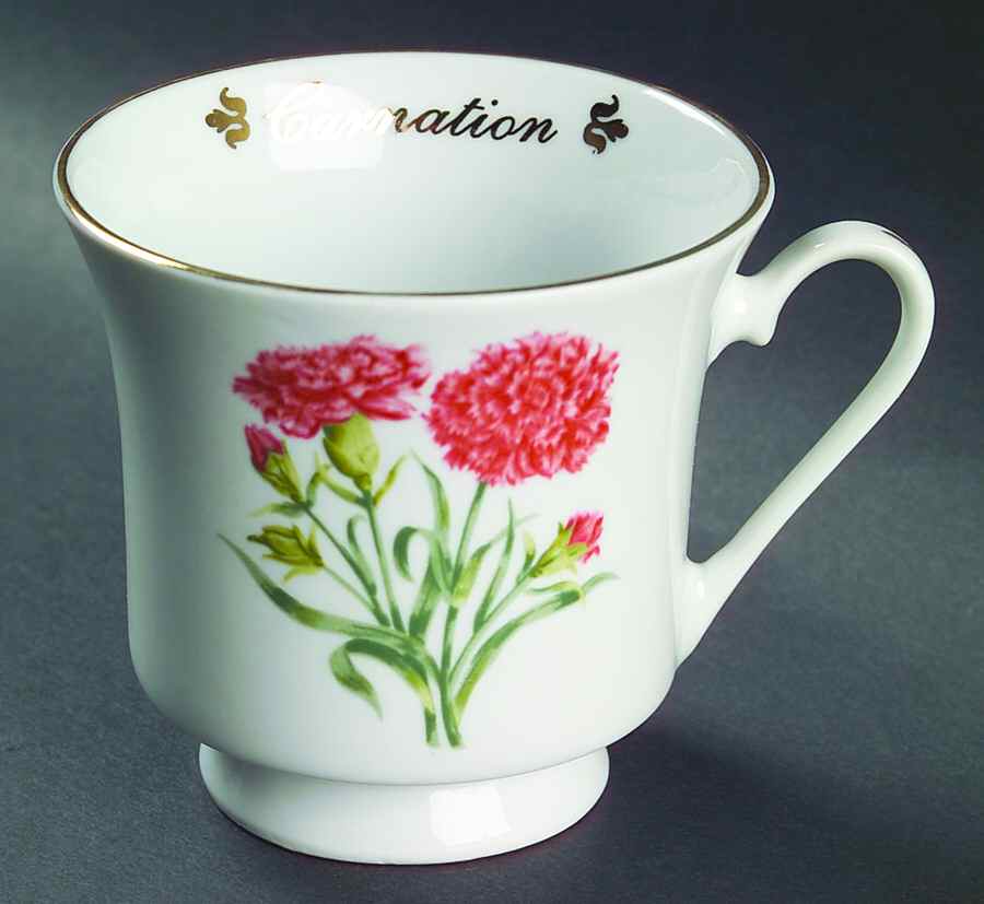 Flowers of the Month Footed Cup by Domestications-1