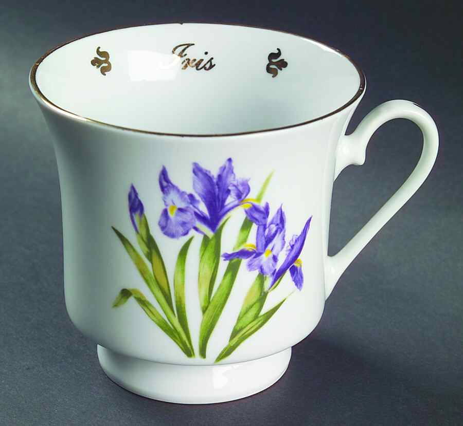 Flowers of the Month Footed Cup by Domestications-1