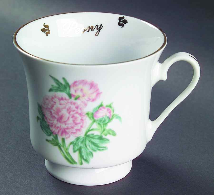 Flowers of the Month Footed Cup by Domestications-1