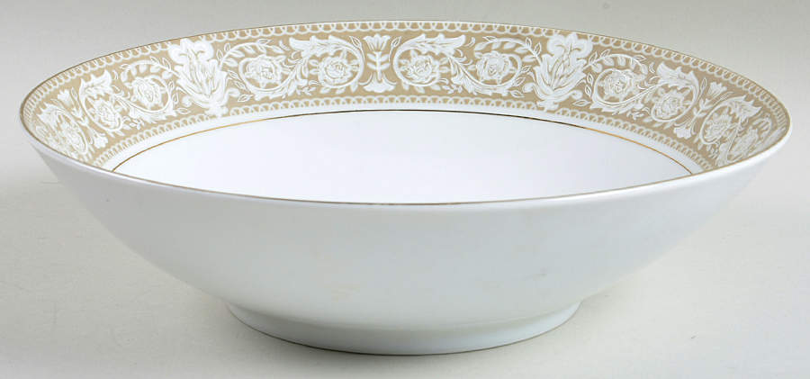 Damask 9" Round Vegetable Bowl by Delux Japan-1