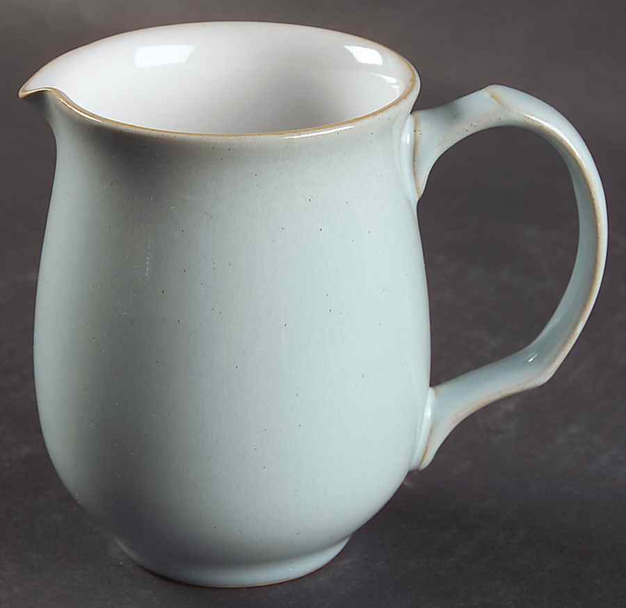 Blue Linen Small Creamer/Jug by Denby-Langley-1