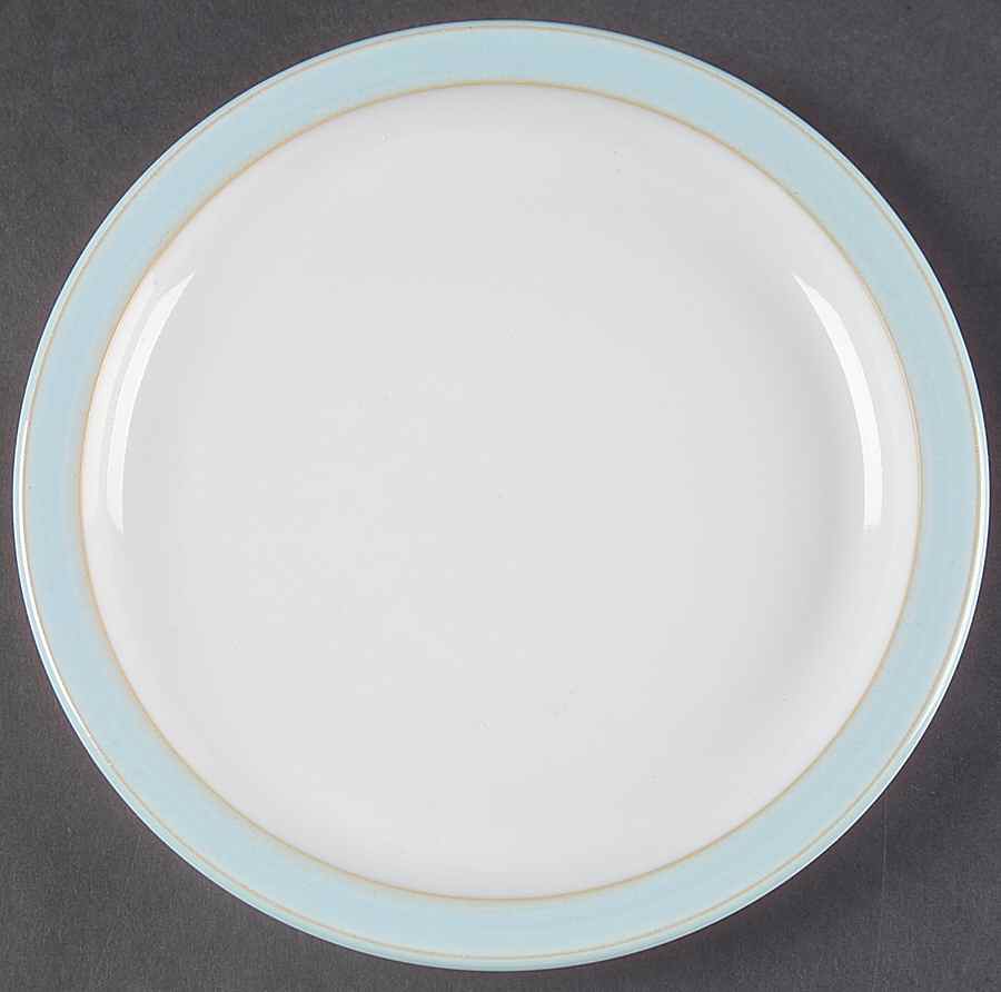 Blue Linen Bread & Butter Plate by Denby-Langley-1