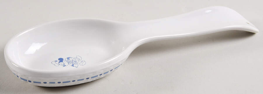 Gourmet Mickey (Blue Embossed) Spoon Rest/Holder (Holds 1 Spoon) by Disney-1