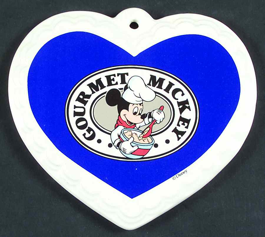 Gourmet Mickey (Blue Embossed) Plaque Wall by Disney-1