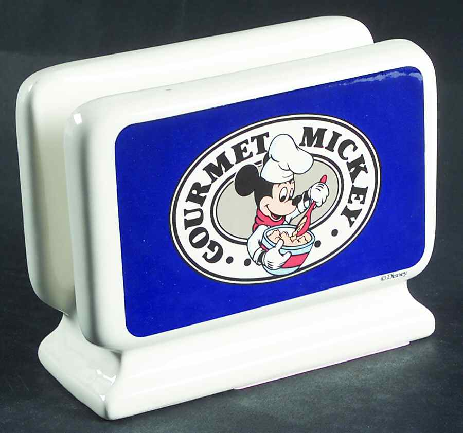 Gourmet Mickey (Blue Embossed) Napkin Holder by Disney-1