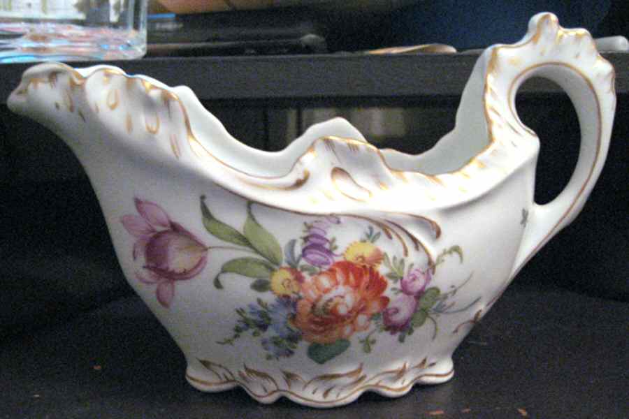 DRE57 Gravy Boat by Dresden (German)-1