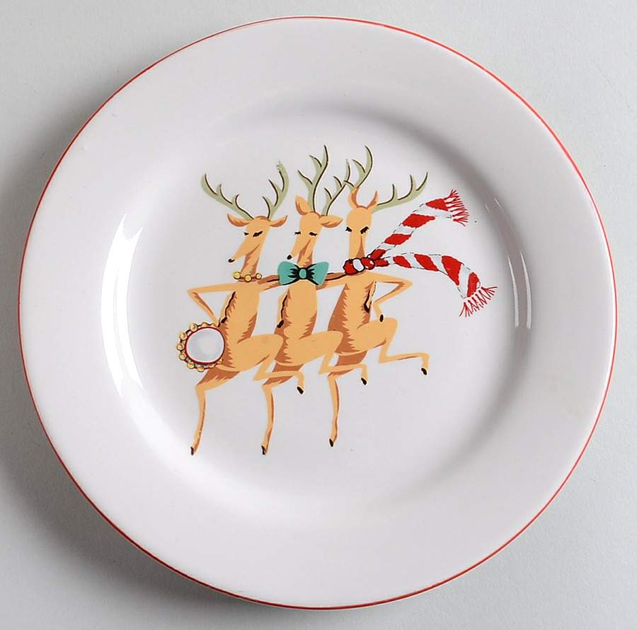 Fa la La la La Salad Plate by Domestications-1