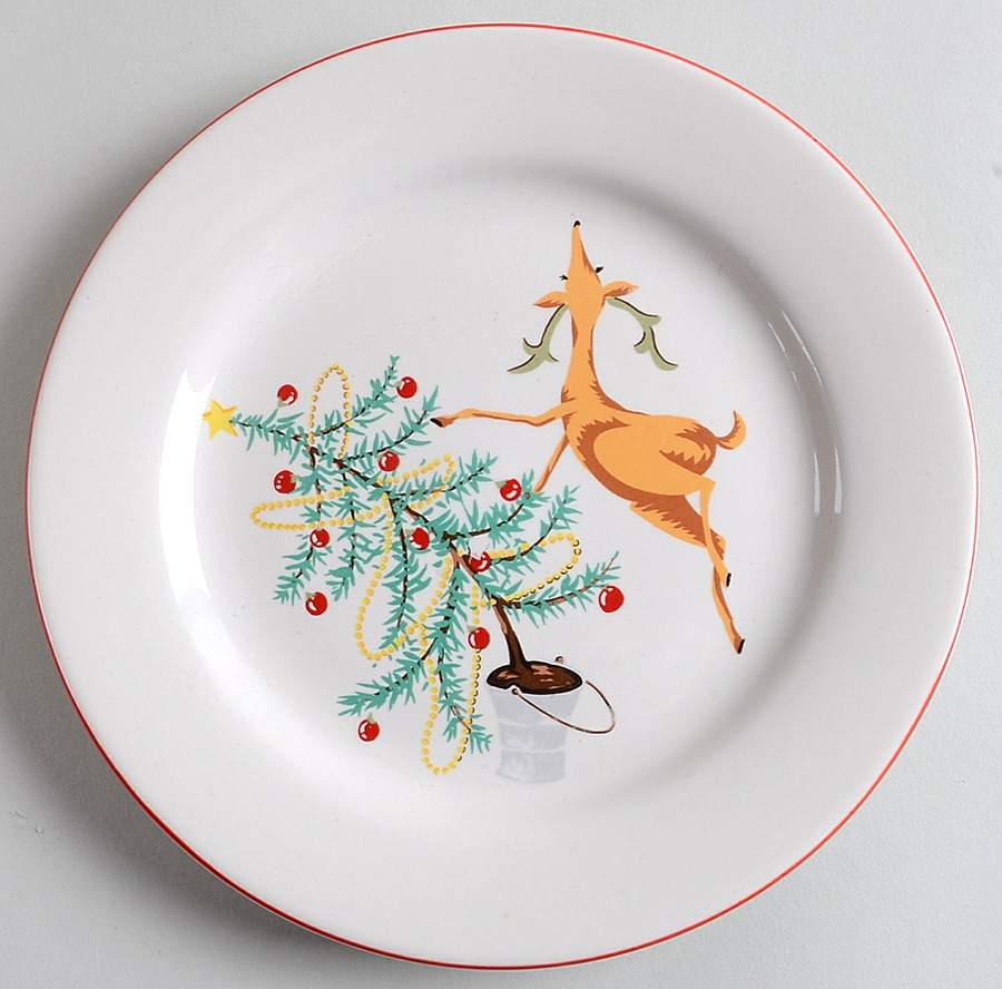 Fa la La la La Salad Plate by Domestications-1
