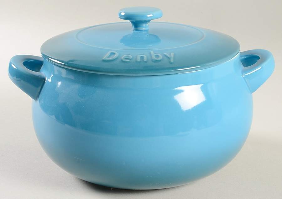 Azure 3 Quart Round Covered Casserole by Denby-Langley-1