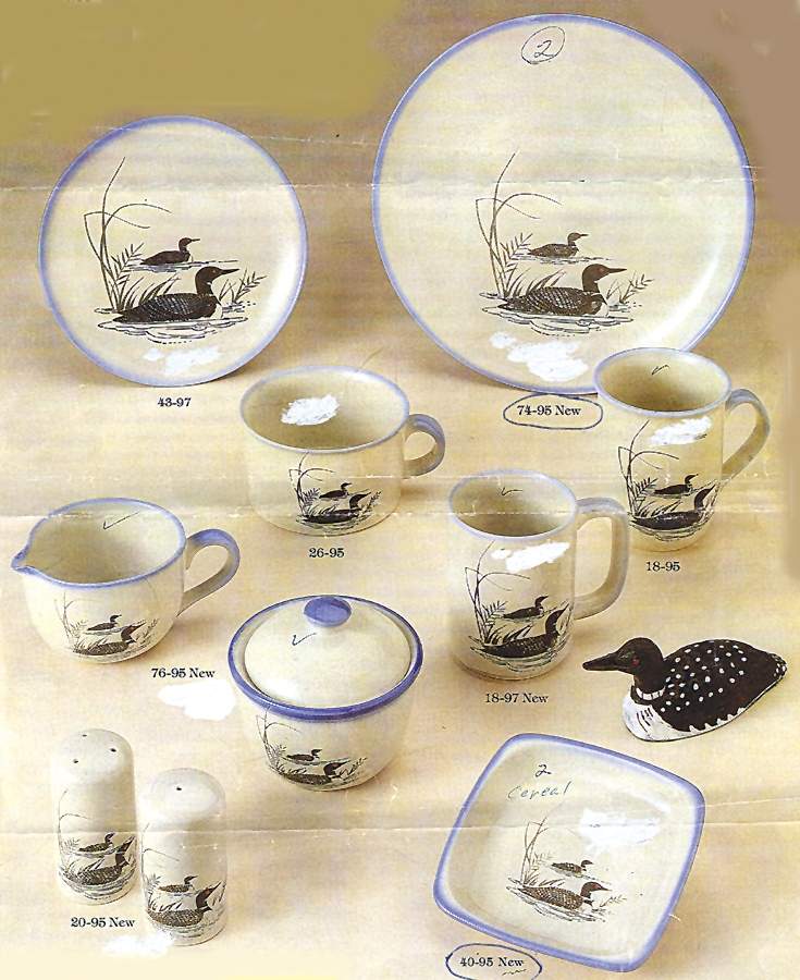 Loons Dinner Plate by Downeast Concepts-1