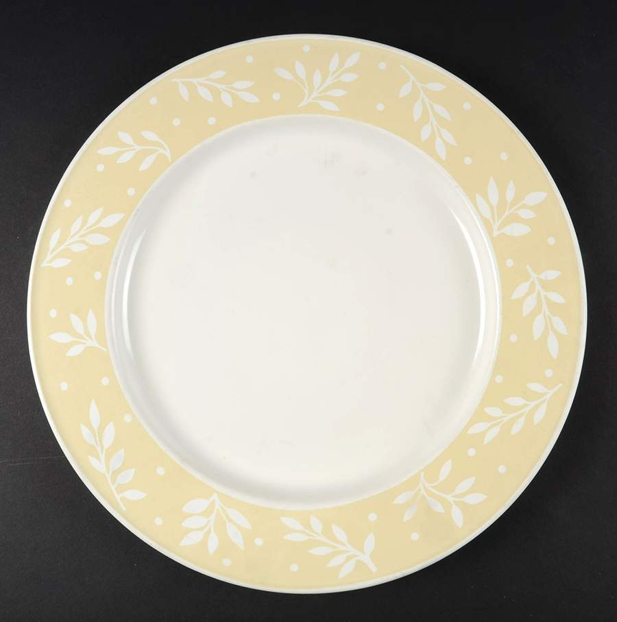 Rondure Leaves Wheat 13" Chop Plate (Round Platter) by Dansk-1