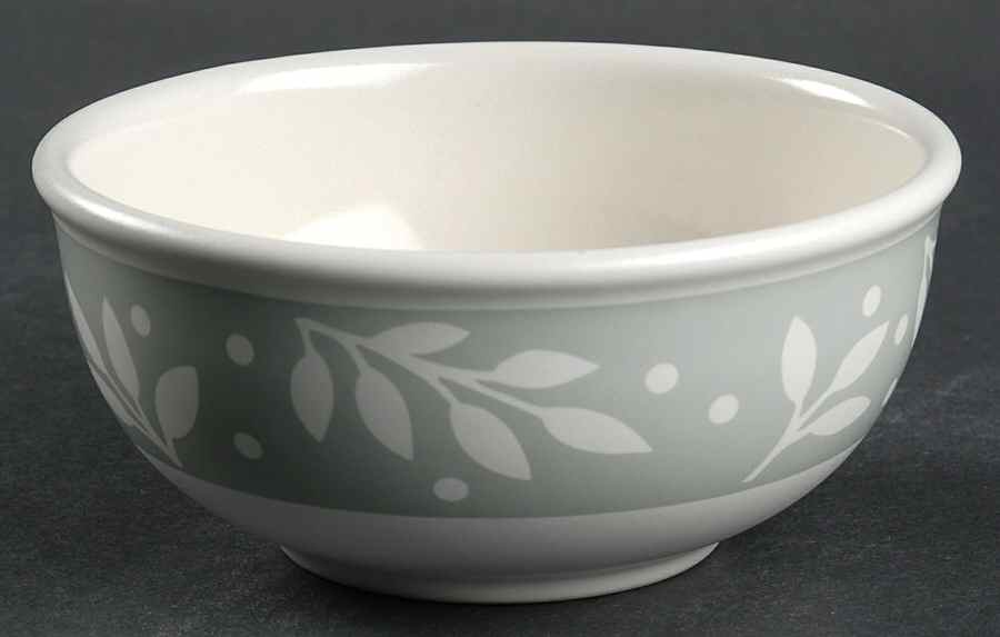 Rondure Leaves Sage Soup/Cereal Bowl by Dansk-1