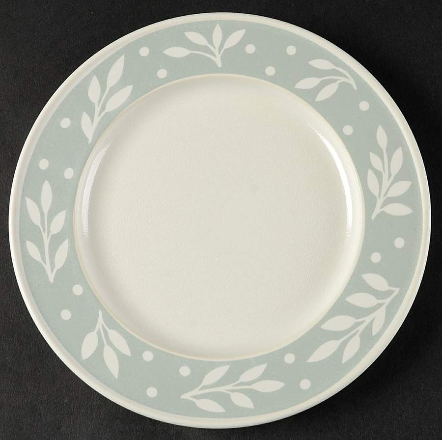 Rondure Leaves Sage Bread & Butter Plate by Dansk-1