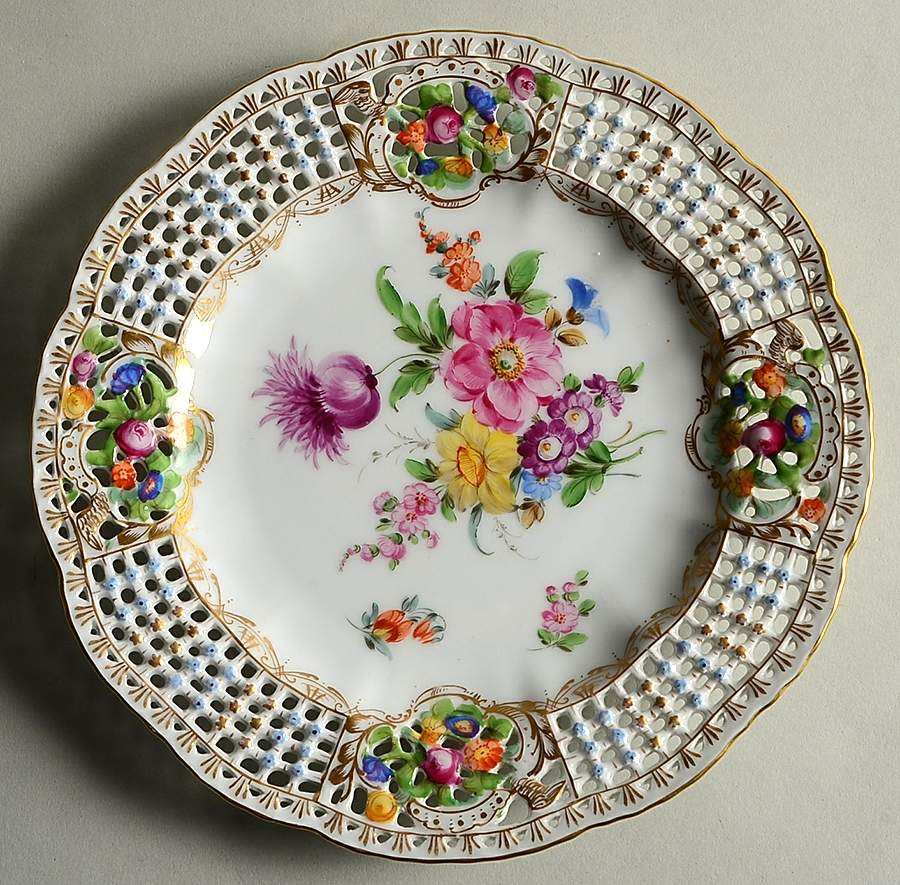 DRE63 Salad Plate by Dresden (German)-1