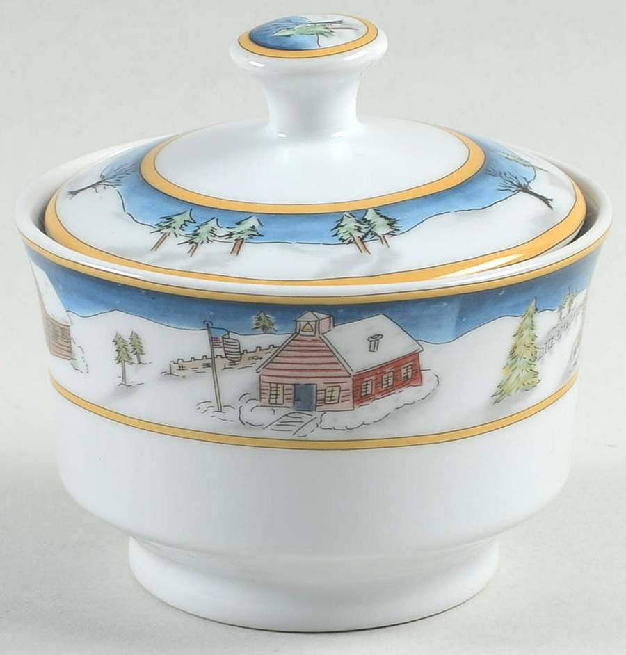 DOE4 Sugar Bowl & Lid by Domestications-1