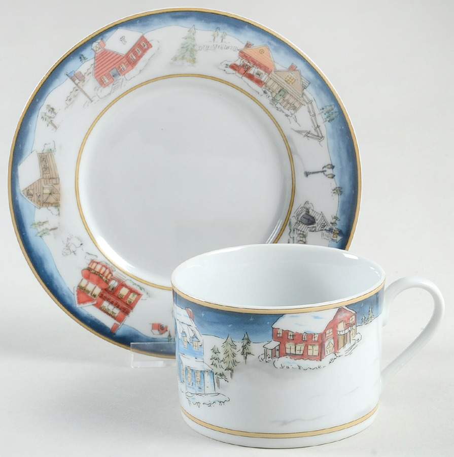 DOE4 Flat Cup & Saucer Set by Domestications-1