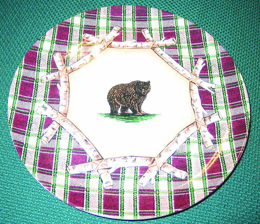 Campground Dinner Plate by Department 56-1